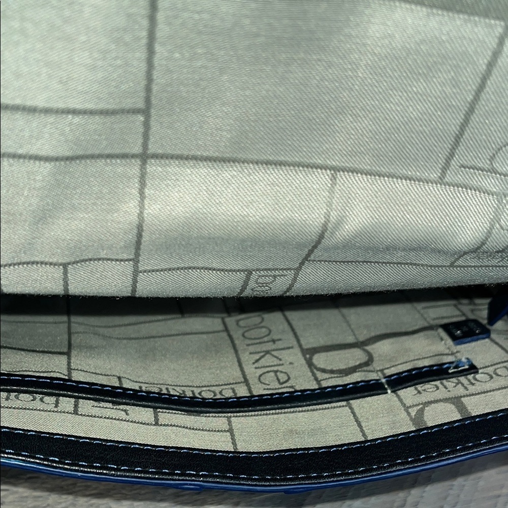 Botkier Valentina Crossbody Handbag/Blue & Black, Leather - Picture 12 of 14